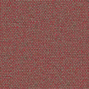 Flax fabric texture, reddish-brown and gray-brown tones, dense irregular weave with visible vertical and horizontal threads, matte finish.